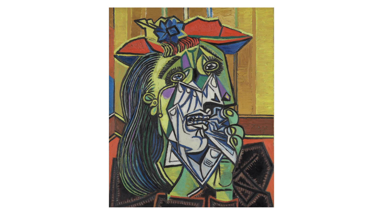 Painting in Squares for Dora Maar